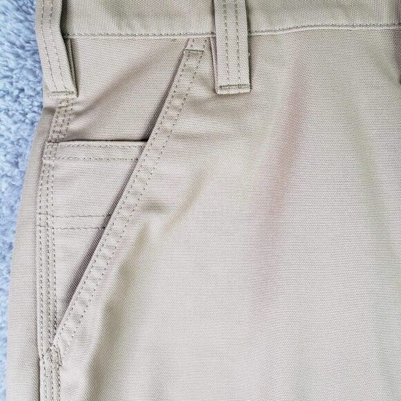 Carhartt Cargo Shorts Mens Size 46 Heavy Canvas Cotton Relaxed Khaki Tan - Picture 9 of 10
